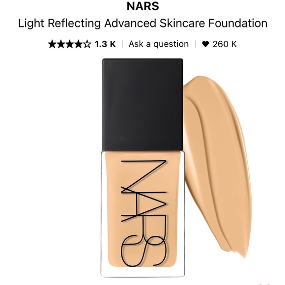 NARS FIJI Light Reflecting Advanced Skincare Foundation in Fiji - Picture 2 of 8